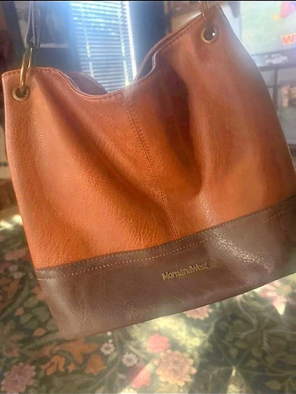 Montana West  Shoulder Bag in Brown & Black